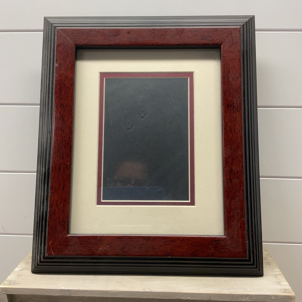 Old Town Designer Series Mahogany Black Wood 11x13 Picture Frame for 5x7 Photo